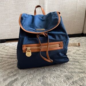 Michael Kors | Navy Blue Nylon Backpack